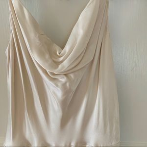 Long sleeveless white/cream dress (wedding)